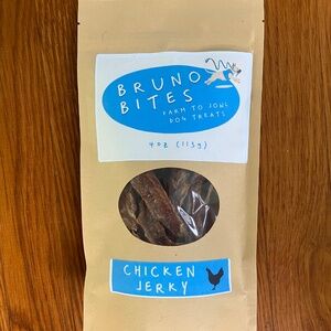 Homemade Chicken Jerky Dog Treats Made In USA All Natural Single Ingredient 4 oz